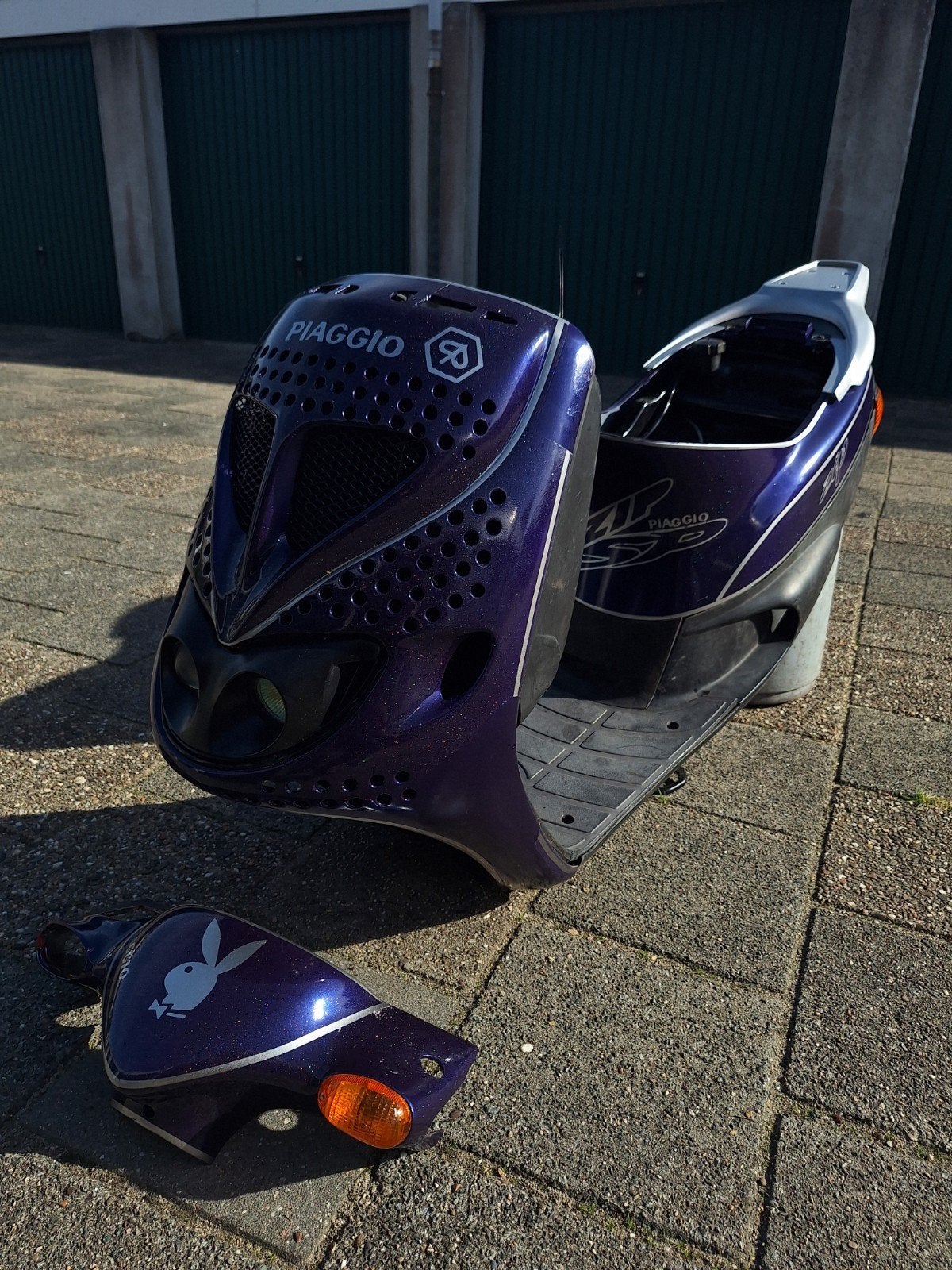 piaggio zip sp98 / fastrider project met nl brom, Fietsen en Brommers, Ophalen, Zo goed als nieuw, Benzine, Zip