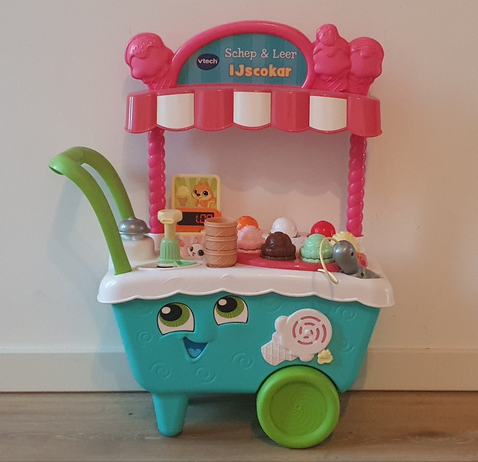 Vtech Schep & Leer IJscokar - Compleet en Zo Goed als Nieuw, Kinderen en Baby's, Speelgoed | Vtech, Ophalen, Zo goed als nieuw
