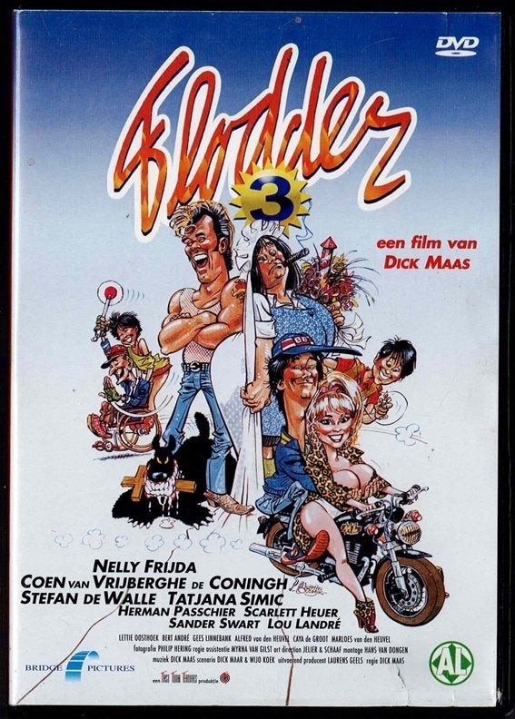 dvd  " FLODDER 3 "  film van Dick Maas  1995, Alle leeftijden, Nederlands, Ophalen of Verzenden, Zo goed als nieuw