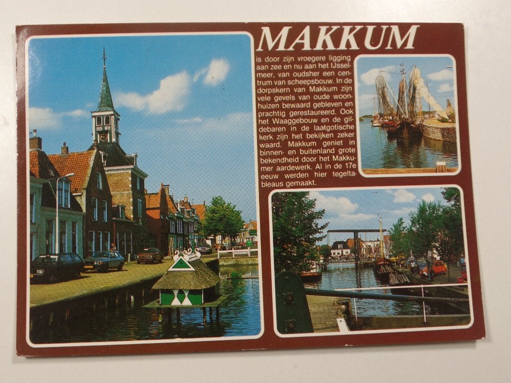 Makkum 24, Ophalen of Verzenden, 1960 tot 1980, Gelopen, Friesland