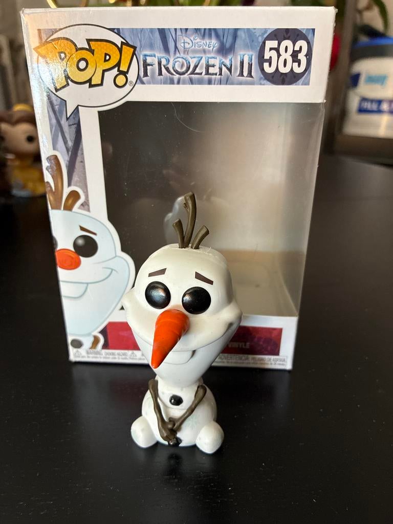 Funko Pop! Disney Frozen II - Olaf #583, Ophalen of Verzenden, Overige figuren, Zo goed als nieuw, Beeldje of Figuurtje
