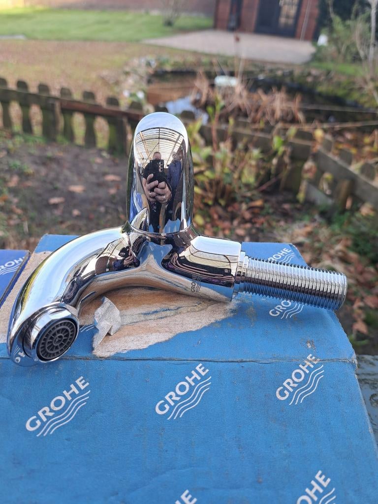 Grohe Kraan - Nieuw in doos 1stuks, Ophalen of Verzenden, Nieuw, Chroom, Kraan