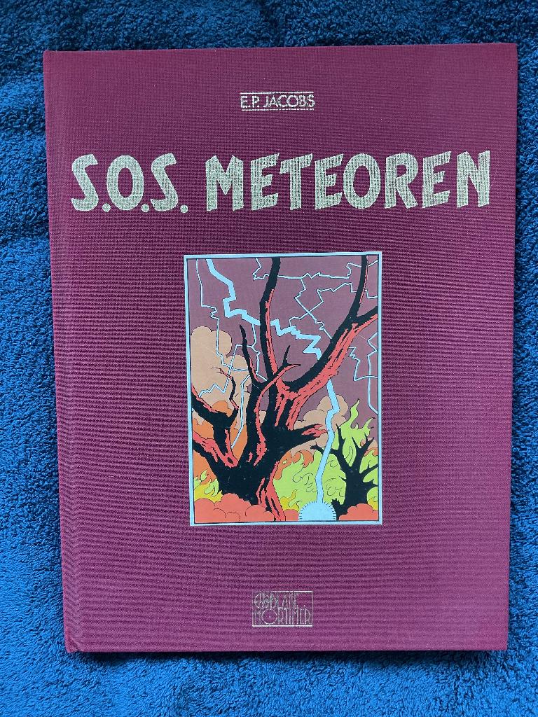 Blake en Mortimer - SOS Meteoren - Luxe HC Blake en Mortimer, Eén stripboek, Ophalen of Verzenden, Zo goed als nieuw, Edgar P. Jacobs