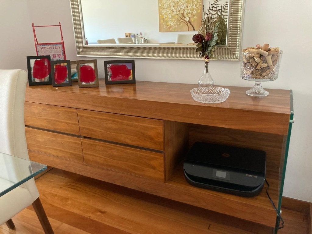 Stijlvol dressoir, Ophalen, 150 tot 200 cm, Overige houtsoorten, Zo goed als nieuw