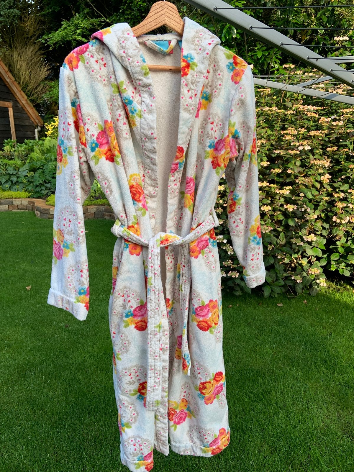 Pip Studio badjas maat M met bloemen zo goed als nieuw, Ophalen of Verzenden, Zo goed als nieuw