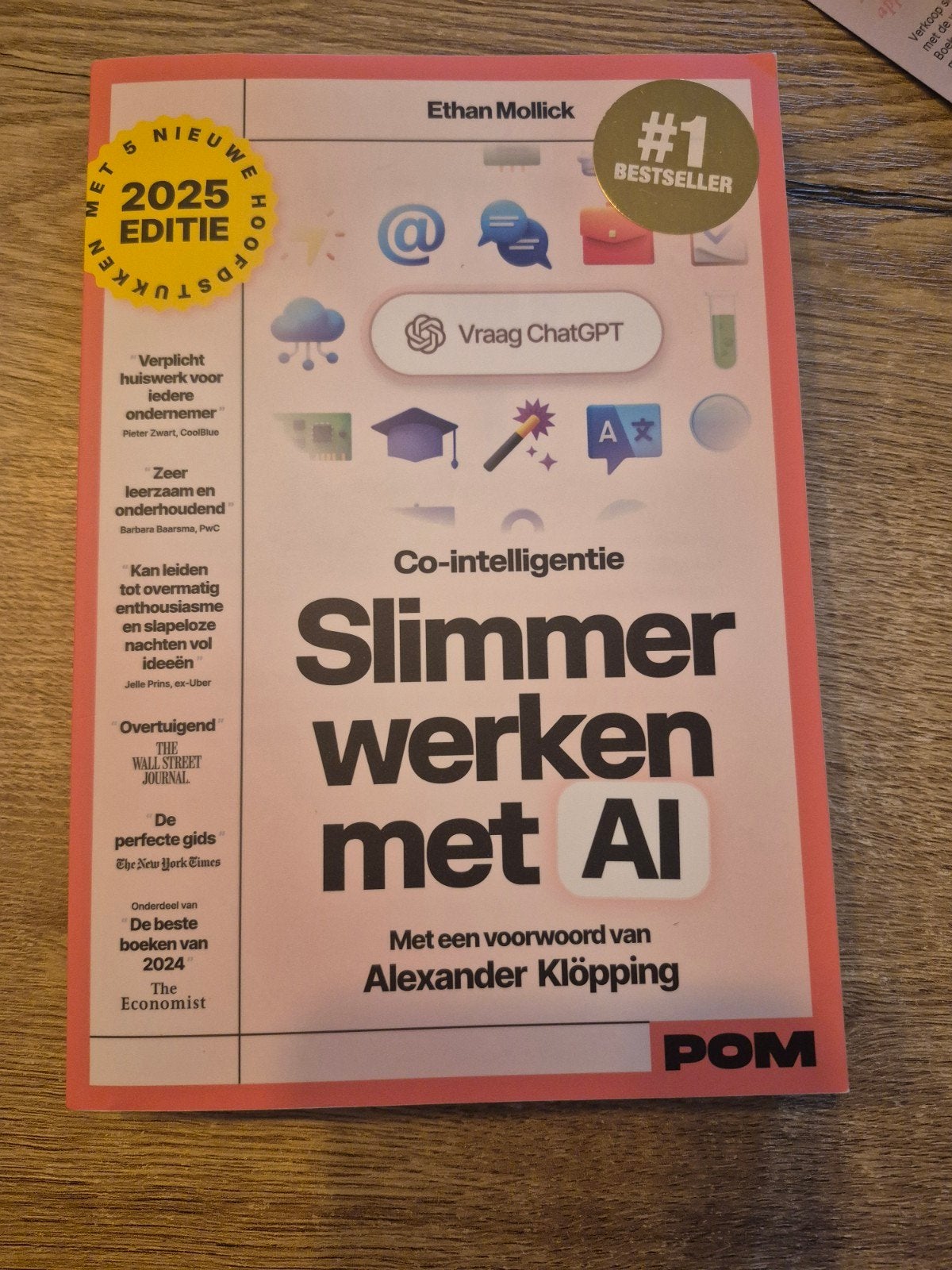Co-intelligentie: Slimmer werken met AI (2025 editie), Ethan Mollick, Ophalen of Verzenden, Zo goed als nieuw, Gamma