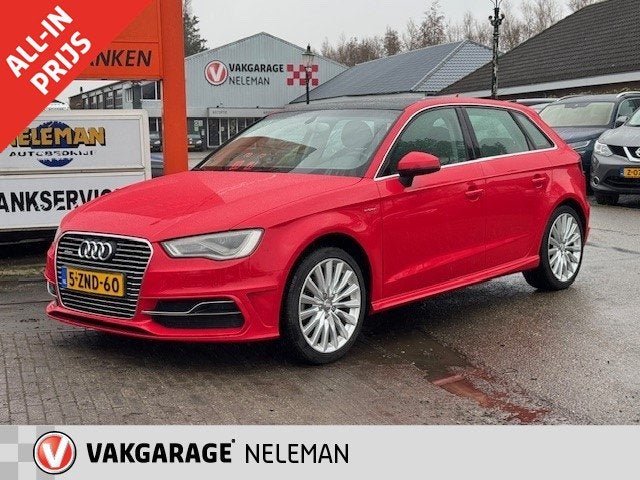 Audi A3 Sportback 1.4 e-tron PHEV Ambition Pro Line plus rij, Auto's, Automaat, 12 maanden, Stof, Euro 6