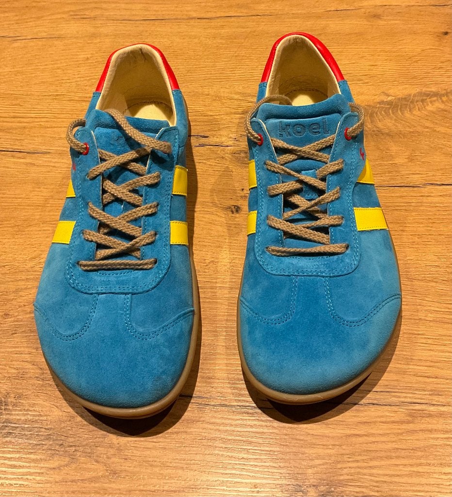 Nieuwe Koel Ila/Ilo suede barefoot sneakers maat 42 blauw, Blauw, Nieuw, Ophalen of Verzenden, Sneakers of Gympen