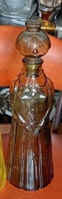 1 Empoli Karaf  Amberkleurig Glas, Ophalen of Verzenden