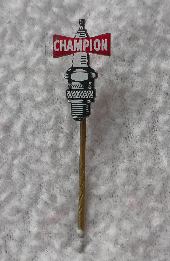 Speldje Champion bougies, Ophalen of Verzenden, Zo goed als nieuw, Merk, Speldje of Pin