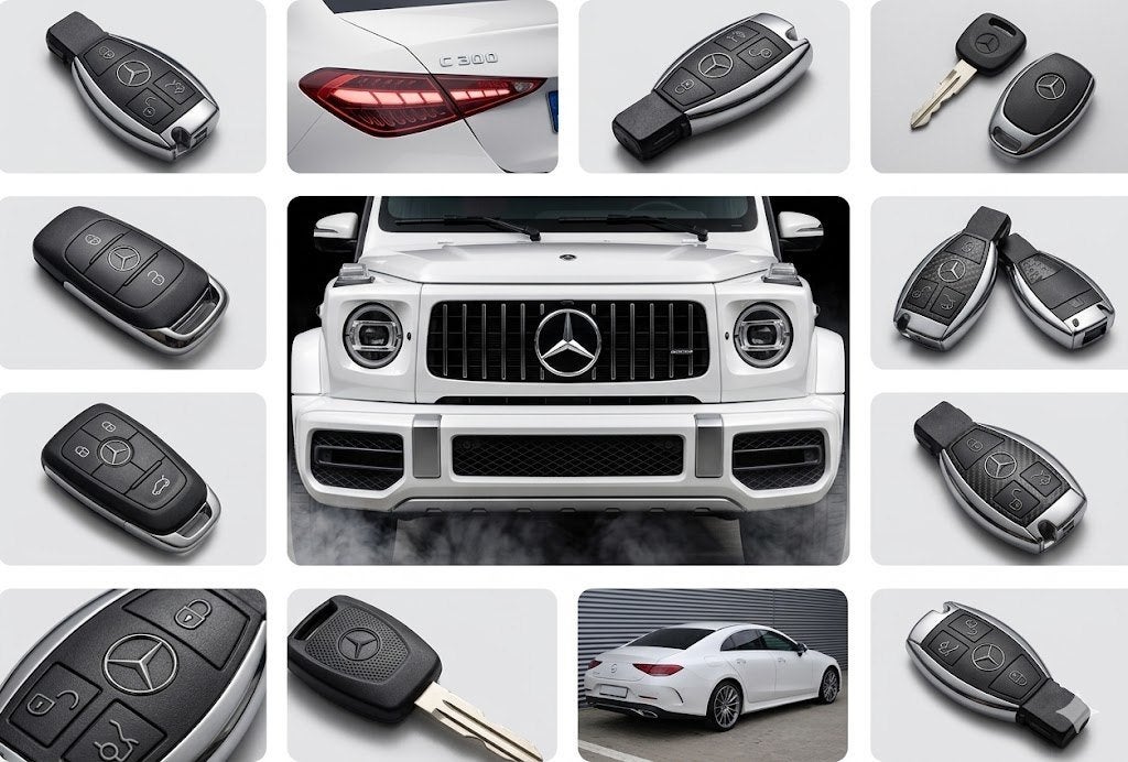 Mercedes extra autosleutel nodig of nieuwe sleutelbehuizing, Ophalen