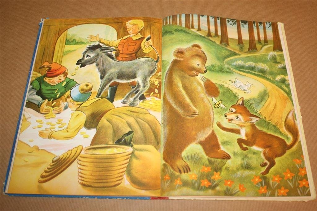 's Avonds voor het slapen gaan - Sprookjes - 60'er jaren, Boeken, Prentenboeken en Plaatjesalbums, Ophalen of Verzenden, Gelezen