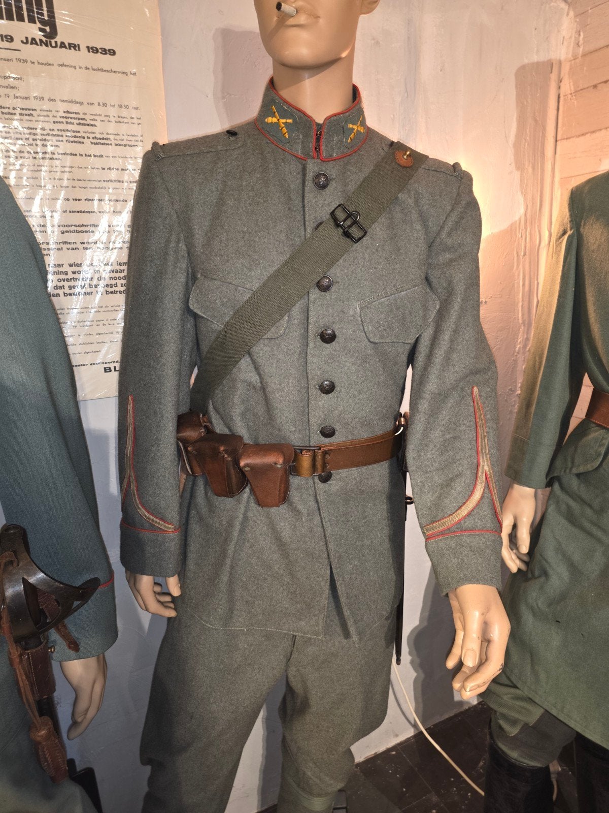 reproductie uniform mobilisatie 39, Ophalen of Verzenden, Landmacht, Nederland, Kleding of Schoenen