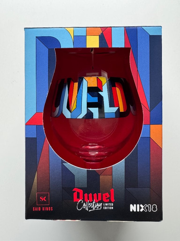 Duvel Collection glas Saïd Kinos limited edition, Ophalen of Verzenden, Nieuw, Glas of Glazen, Duvel