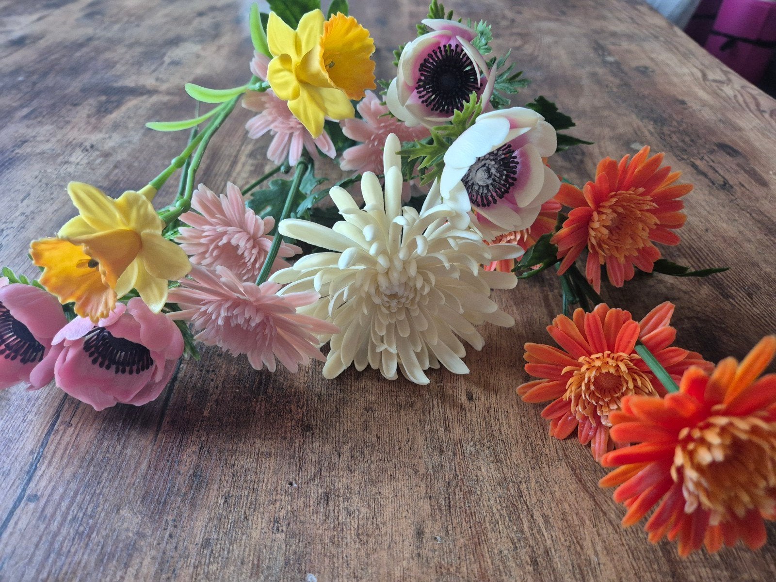 Vintage A. Fristot kunstbloemen Frankrijk 1970s – Mod. Dépos, Ophalen