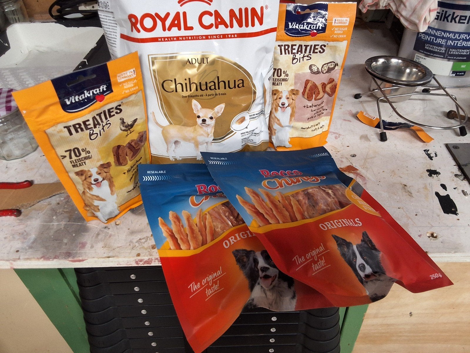 Hondenvoer en verschillende snacks, Ophalen, Hond