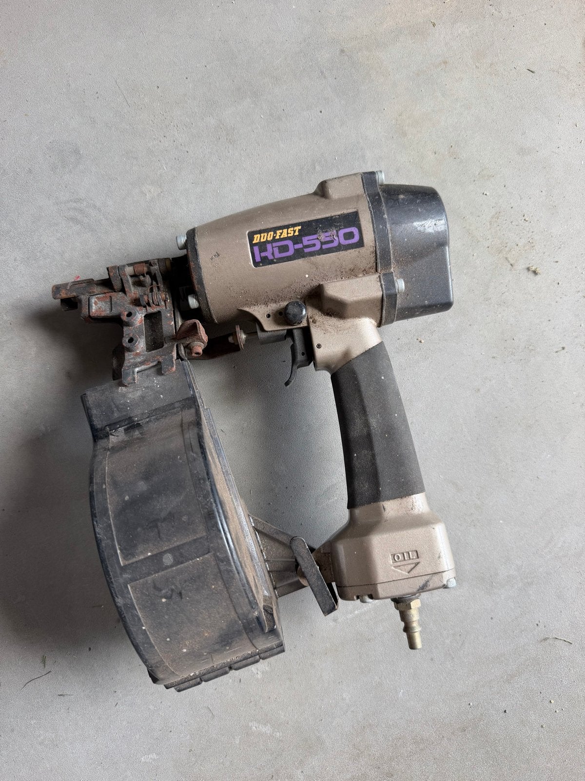 DUO-FAST HD-550 Coil Nagelpistool - Gebruikt, Ophalen, Gebruikt, Schiethamer, Schiethamer