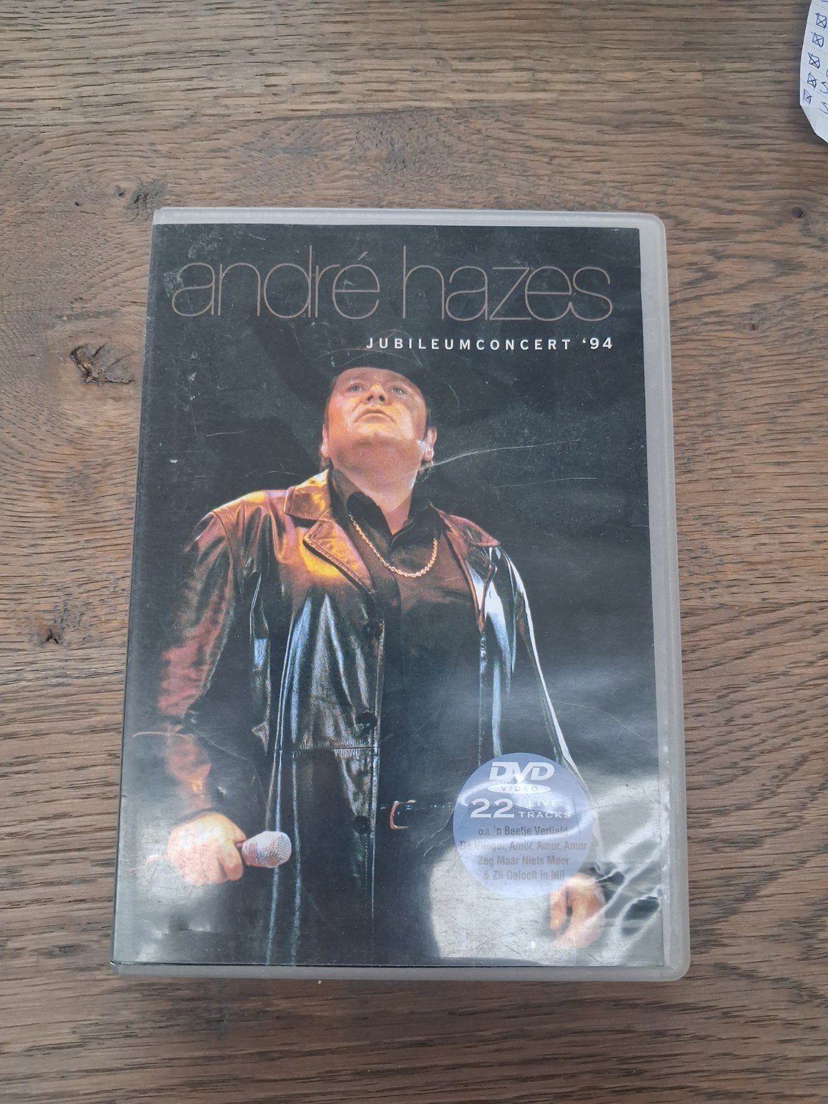 André Hazes - Jubileumconcert '94 DVD, Gebruikt, Alle leeftijden, Concert, Inclusief doosje