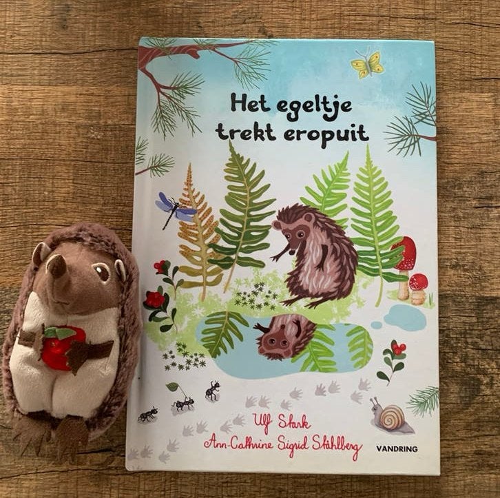kinderboek set: Het egeltje trekt eropuit +IKEA Egel knuffel, Boeken, Ophalen of Verzenden, Zo goed als nieuw