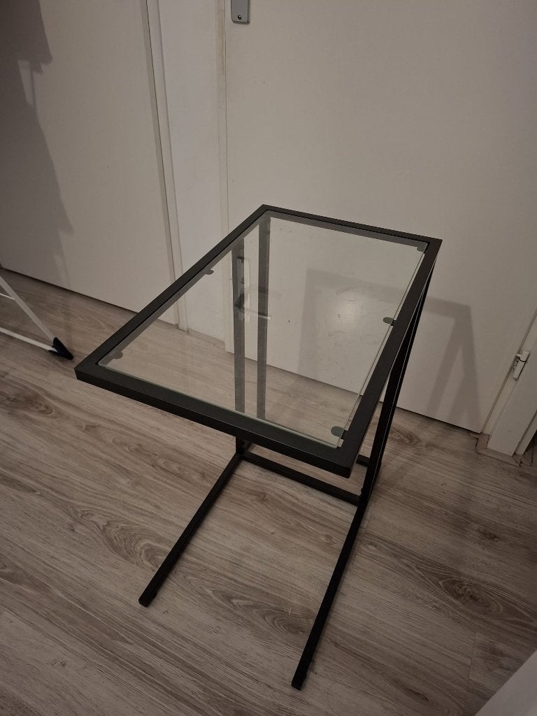 Bijzettafel, Ophalen, Minder dan 55 cm, Metaal of Aluminium, Zo goed als nieuw