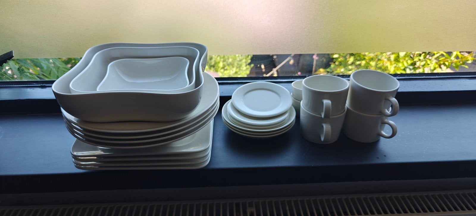 Vivo Villeroy & Boch Servies Set - Wit Porselein, Ophalen, Zo goed als nieuw, Villeroy & Boch, Compleet servies