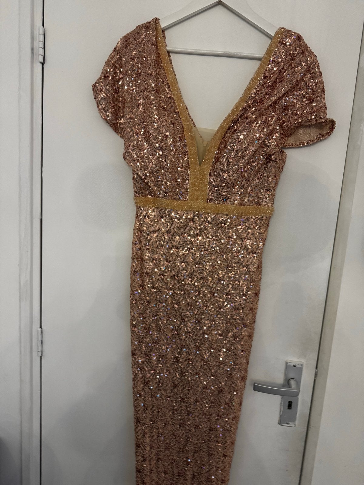 Nieuwe Dames Jurk met Pailletten - Maat 2XL, Kleding | Dames, Overige kleuren, Maat 46/48 (XL) of groter, Nieuw, Ophalen of Verzenden