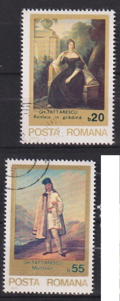 Roemenie 1979 Schilderijen Tattarescu, Verzenden, Gestempeld, Overige thema's