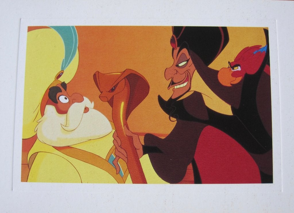 Disney filmshot op nieuwe ansichtkaart - Aladdin, Ophalen of Verzenden, 1980 tot heden, Ongelopen, Overige thema's