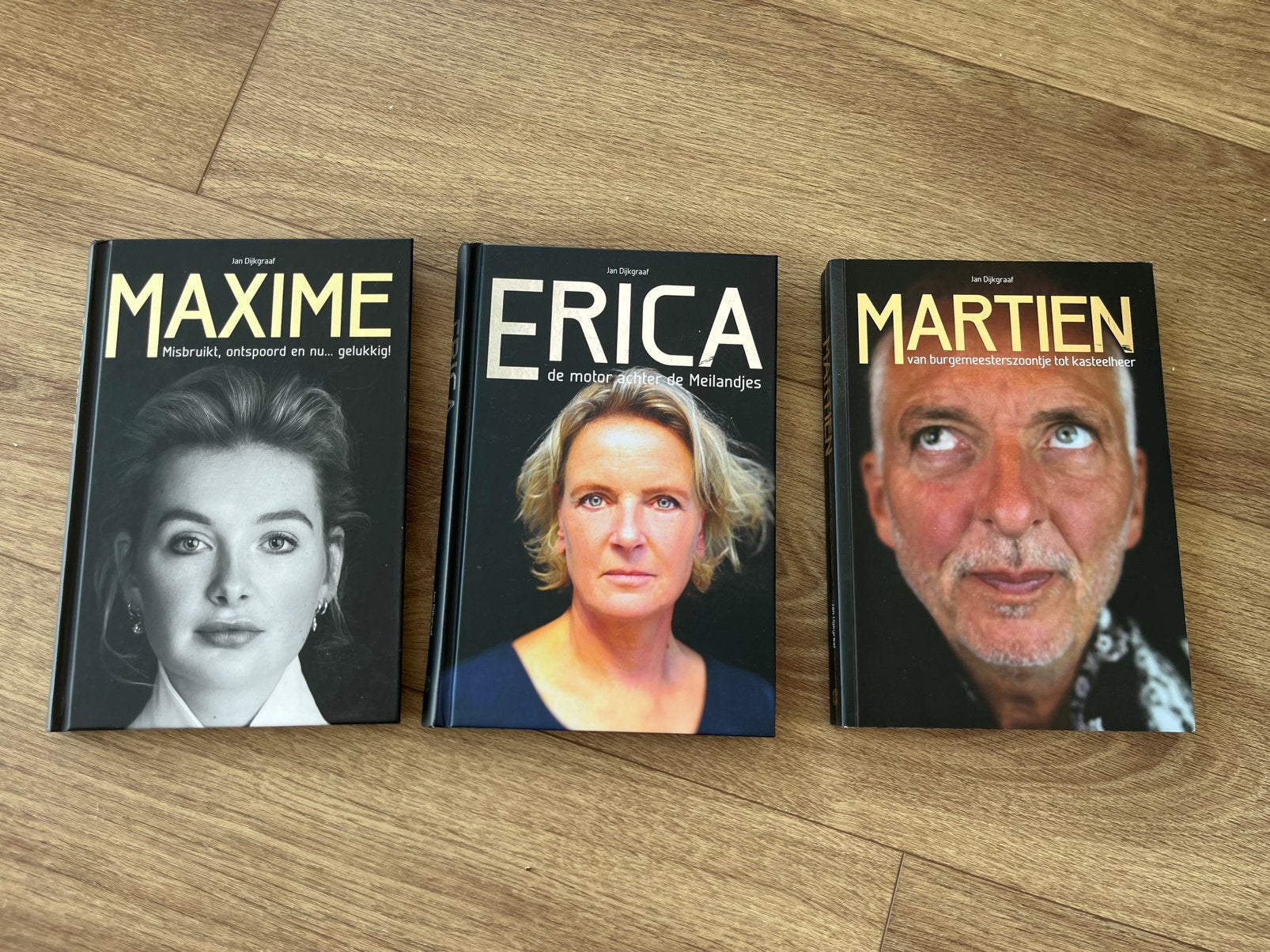 Boeken: Maxime, Erica, Martien Meiland - Jan Dijkgraaf, Ophalen of Verzenden, Zo goed als nieuw, Film, Tv en Media