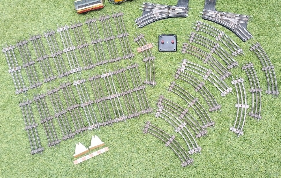 Märklin treinbaan onderdelen jaren 50/60, Hobby en Vrije tijd, Modeltreinen | H0, Wisselstroom, Gebruikt, Rails, Ophalen of Verzenden