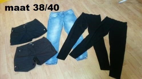 pakket broeken maat 38, Ophalen of Verzenden, Zo goed als nieuw, Maat 38/40 (M)