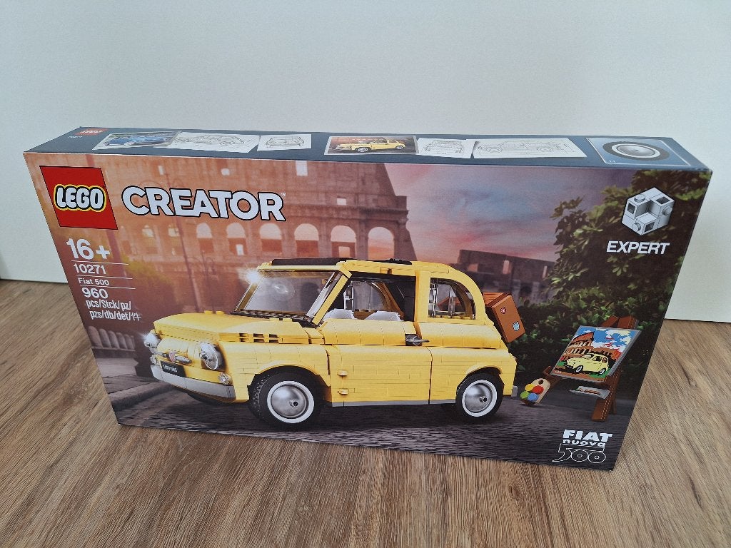 Lego 10271 Creator Expert Fiat 500 Geel, Ophalen, Lego, Nieuw, Complete set