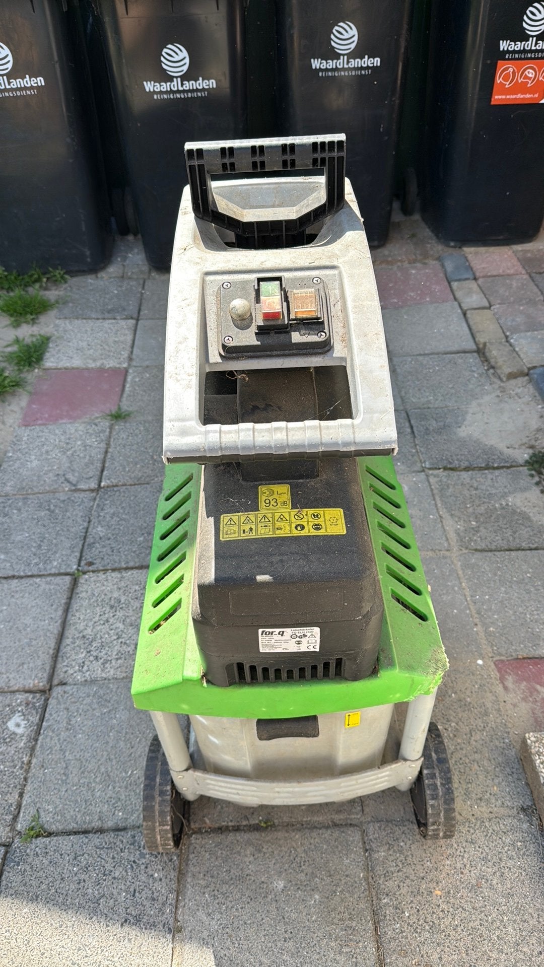 for_q FQ-ELH 2500 elektrische hakselaar.  220v, Ophalen, Gebruikt