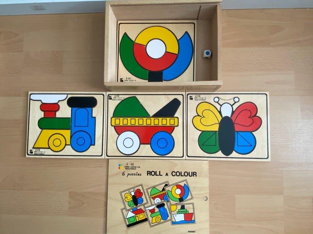 Houten kleuren spel, Ophalen of Verzenden, Gebruikt