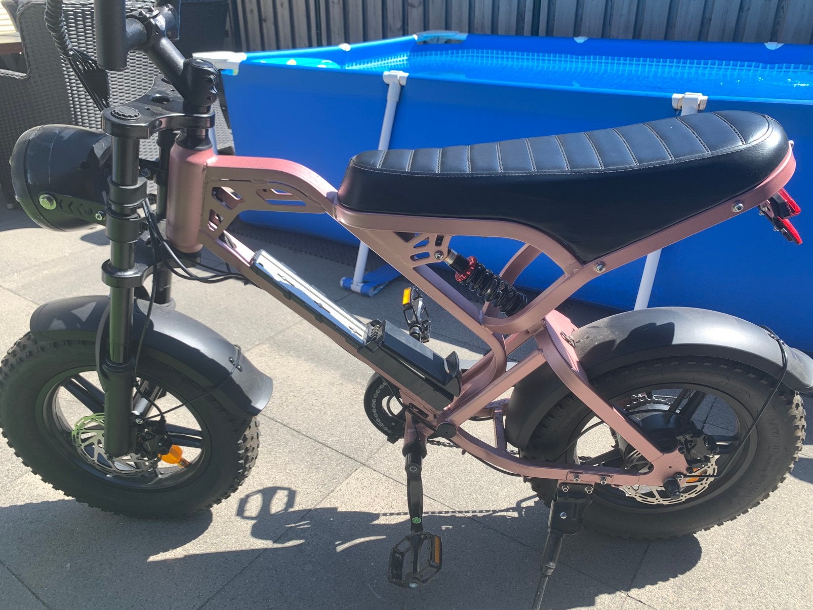 Roze fatbike v20 zonder accu, Ophalen, Zo goed als nieuw, Overige typen