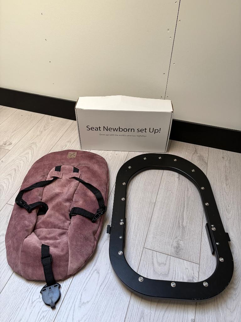 Kidsmill Up newborn set met roze kussen, Kinderen en Baby's, Kinderstoelen, Ophalen, Gebruikt, Overige typen