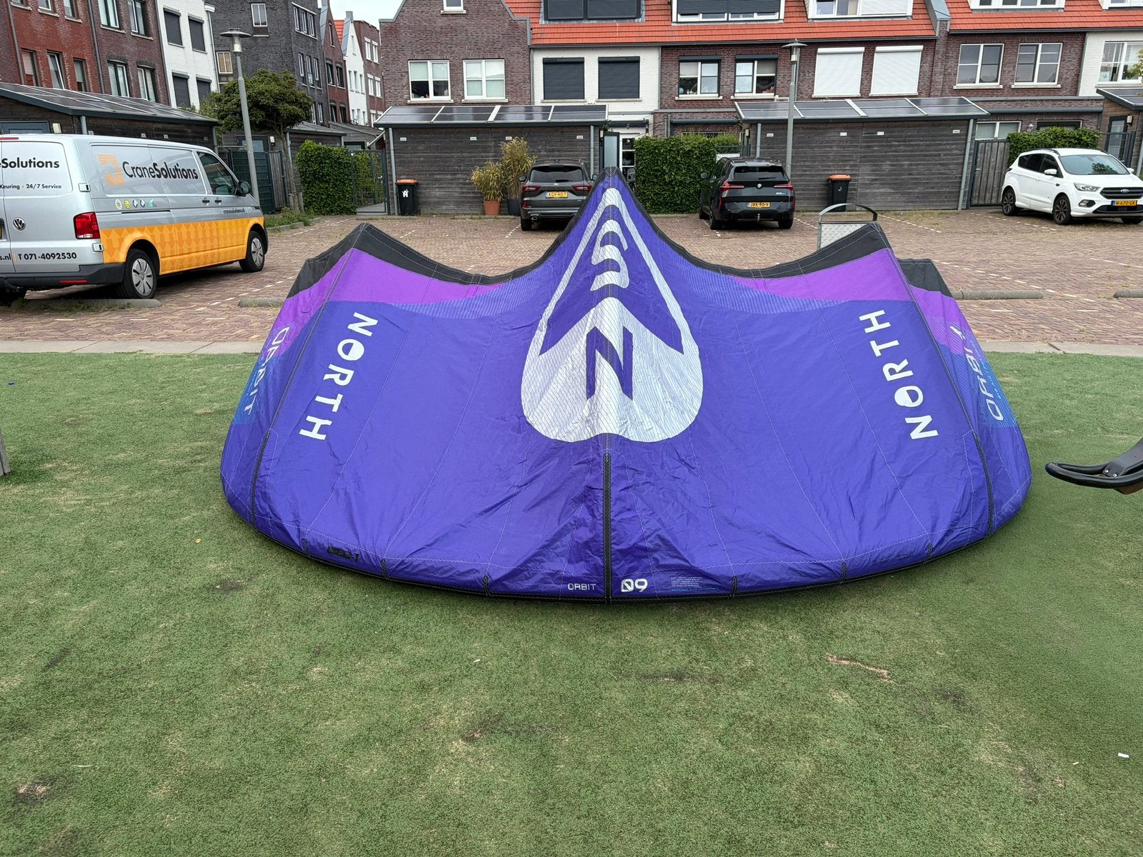 North Orbit 2026 Paars 8m / 9m / 10m / 11m zgan, Watersport en Boten, Geen board, Ophalen of Verzenden, Zo goed als nieuw