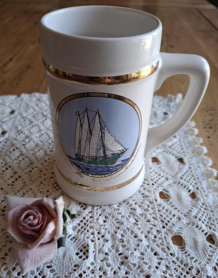Deense bierpul zeilschip, Schooner, Hans Christian Andersen, Verzamelen, Ophalen of Verzenden, Zo goed als nieuw, Pul(len), Overige merken