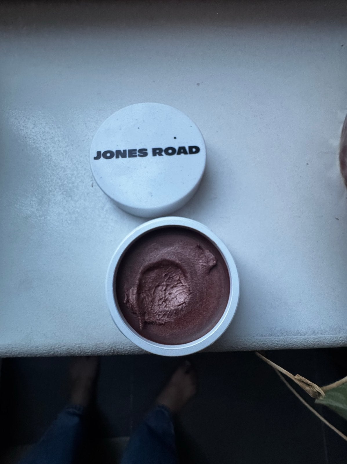 Jones Road Miracle Balm Pinky Bronze mini, Zo goed als nieuw, Verzenden, Gehele gezicht, Make-up