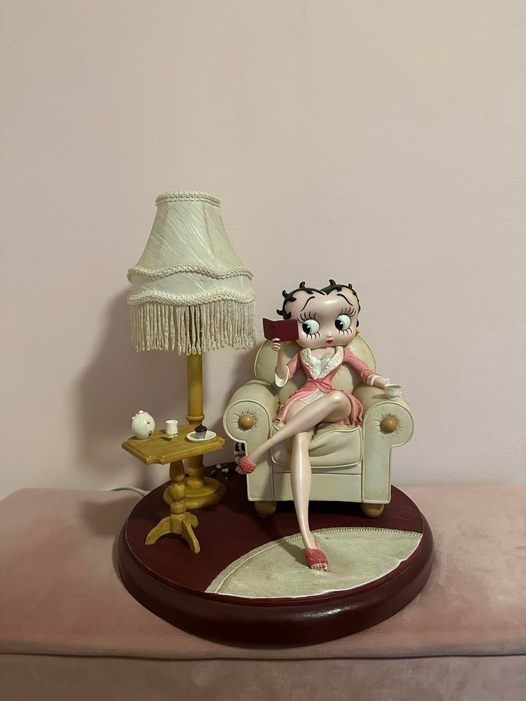 BETTY BOOP - Lamp | Extreem Zeldzaam | Vintage | Beeld | Art, Ophalen of Verzenden