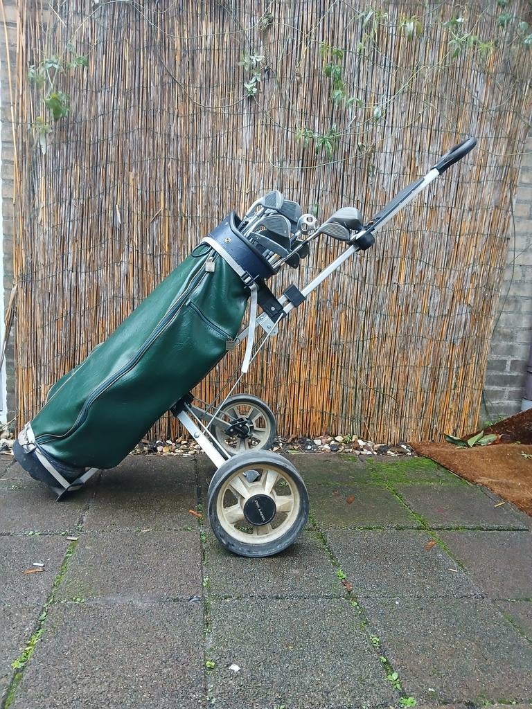 Complete golfset met tas en trolley - Fazer clubs, Ophalen of Verzenden, Gebruikt, Set, Overige merken