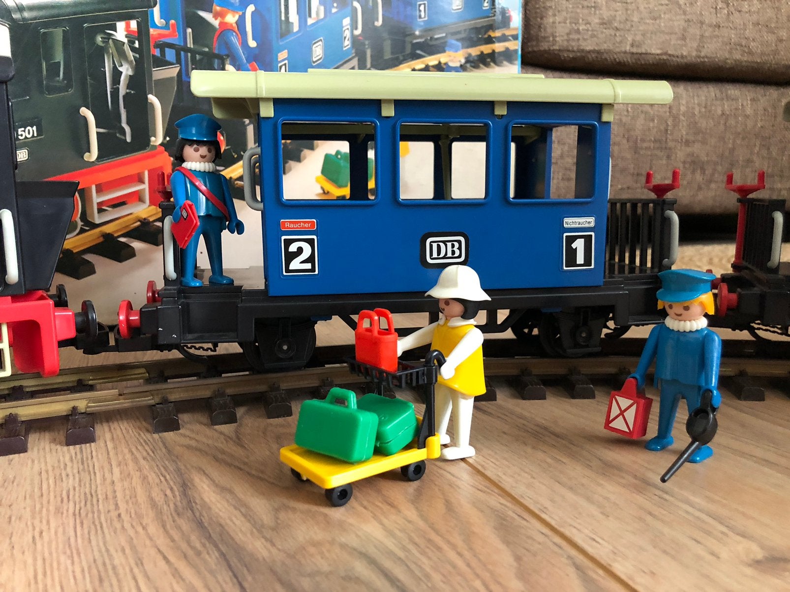 Playmobil trein, Ophalen of Verzenden, Zo goed als nieuw
