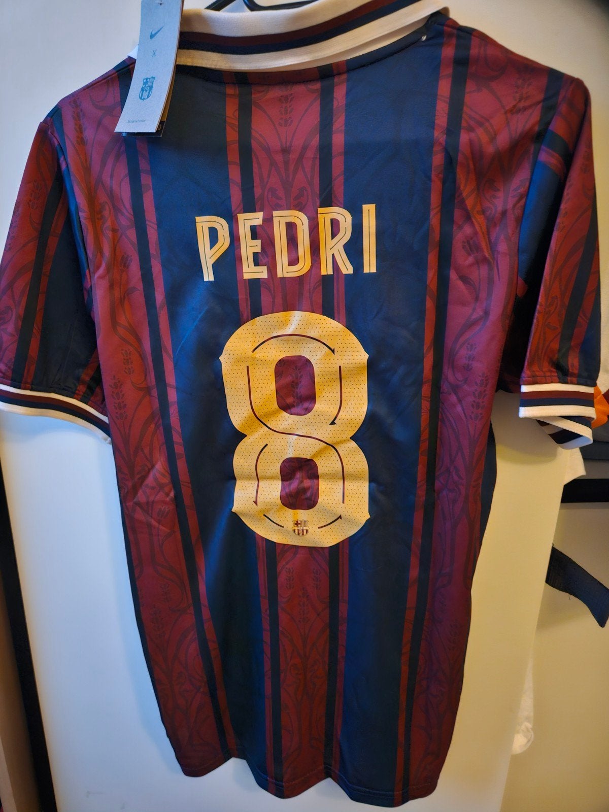 FC Barcelona Thuisshirt Pedri #8 - Maat S, Kleding | Heren, Meerkleurig, Nike, Nieuw, Ophalen of Verzenden