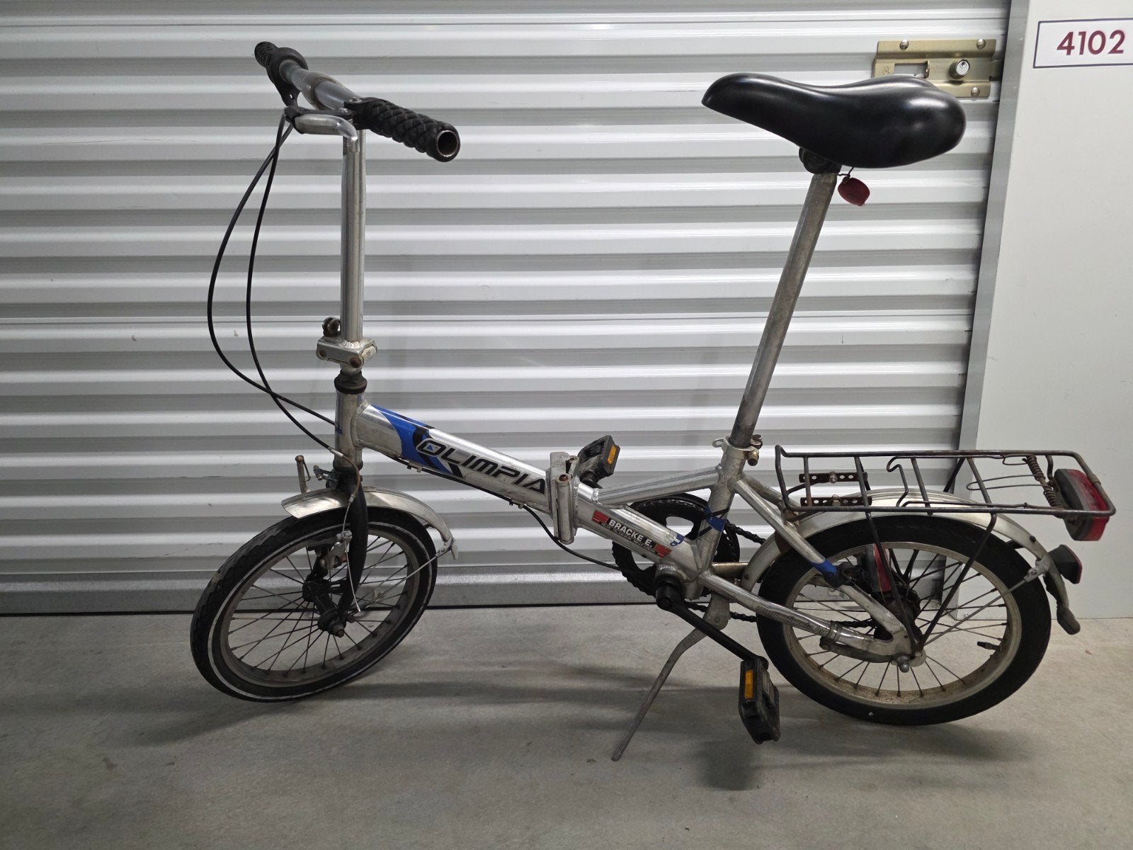 Olimpia vouwfiets - Compact en handig, Gebruikt, Velgrem, Versnellingen, Dames