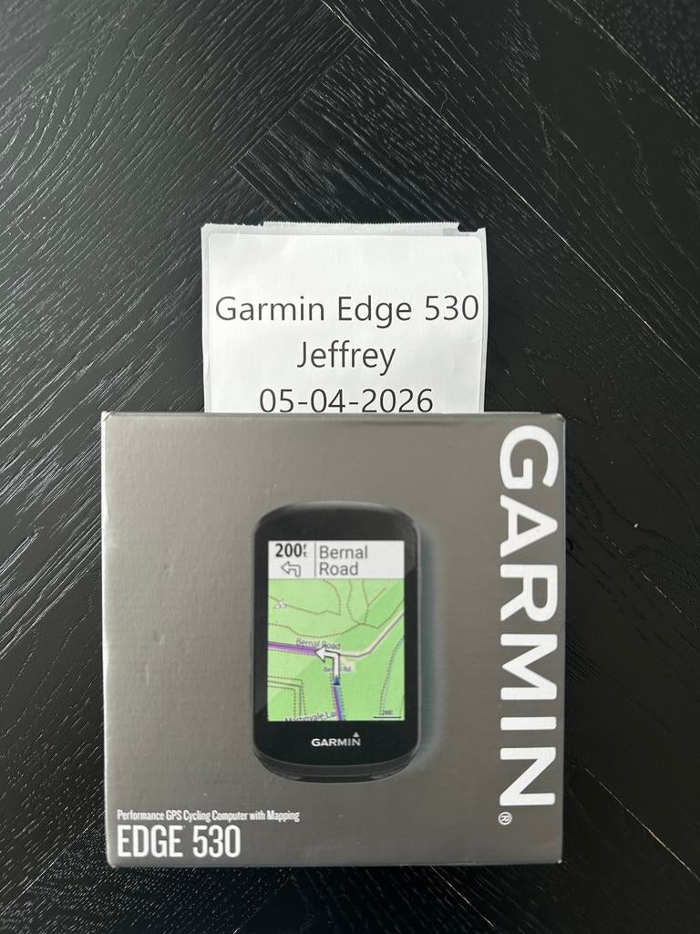 Garmin Edge 530, Ophalen, Zo goed als nieuw
