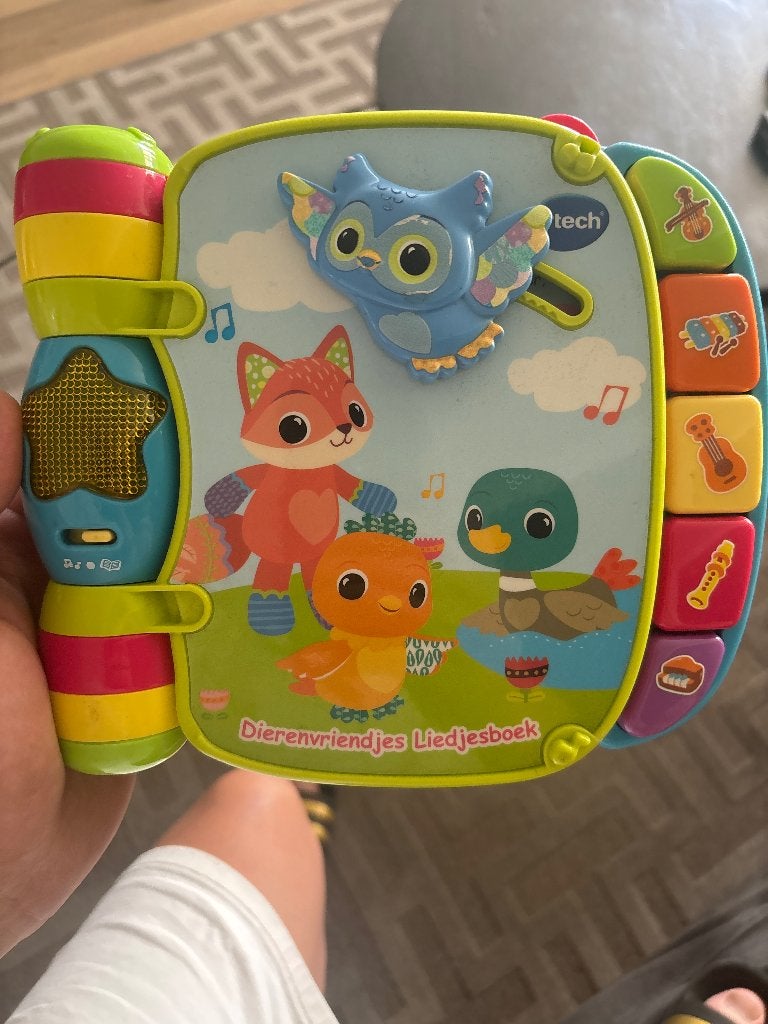 Vtech Dierenvriendjes liedjesboek, Ophalen, Gebruikt, 6 maanden tot 2 jaar