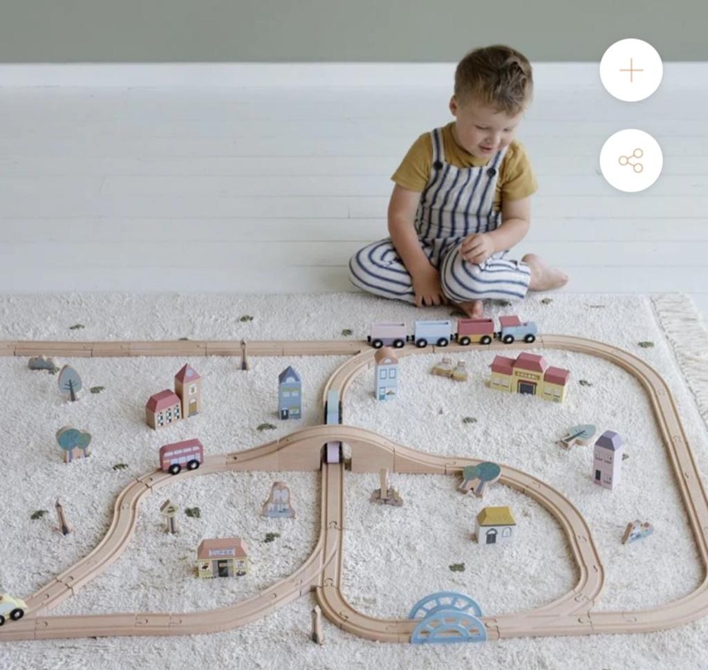 Houten treinbaan Little Dutch xxl, Ophalen of Verzenden