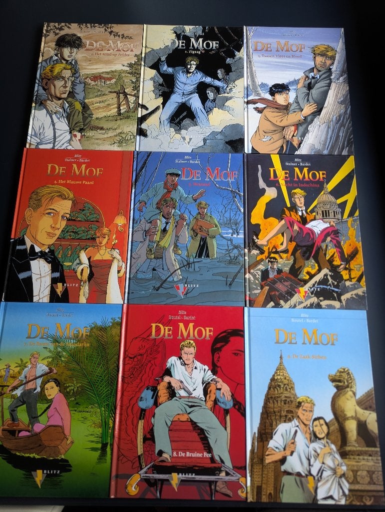De Mof, complete reeks, hardcovers, 1 t/m 9, Complete serie of reeks, Ophalen of Verzenden, Gelezen