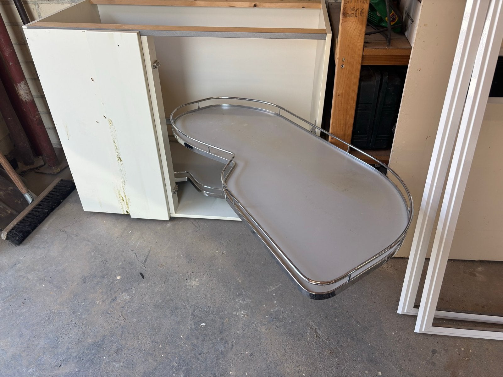 carrousel van keuken hoekkast, Ophalen, Gebruikt, 100 tot 150 cm, 50 tot 100 cm