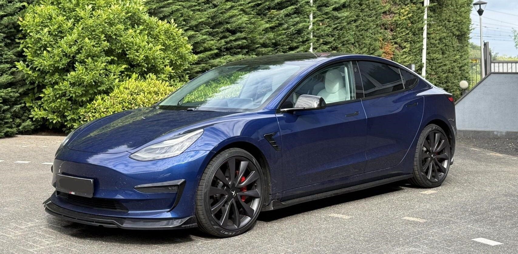 Originele 20 inch Tesla Model 3 Performance velgen banden, Auto-onderdelen, Gebruikt, -, -, Banden en Velgen